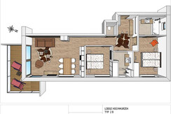 Grundriss 2B Hochwurzen