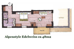 Grundriss Alpenstyle Edelweiss Typ 1