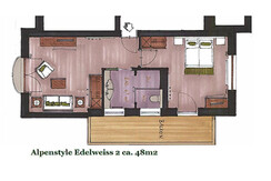 Grundriss Alpenstyle Edelweiss Typ 2