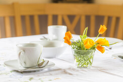 gemütlich frühstücken