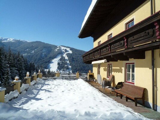 Terrasse im Winter