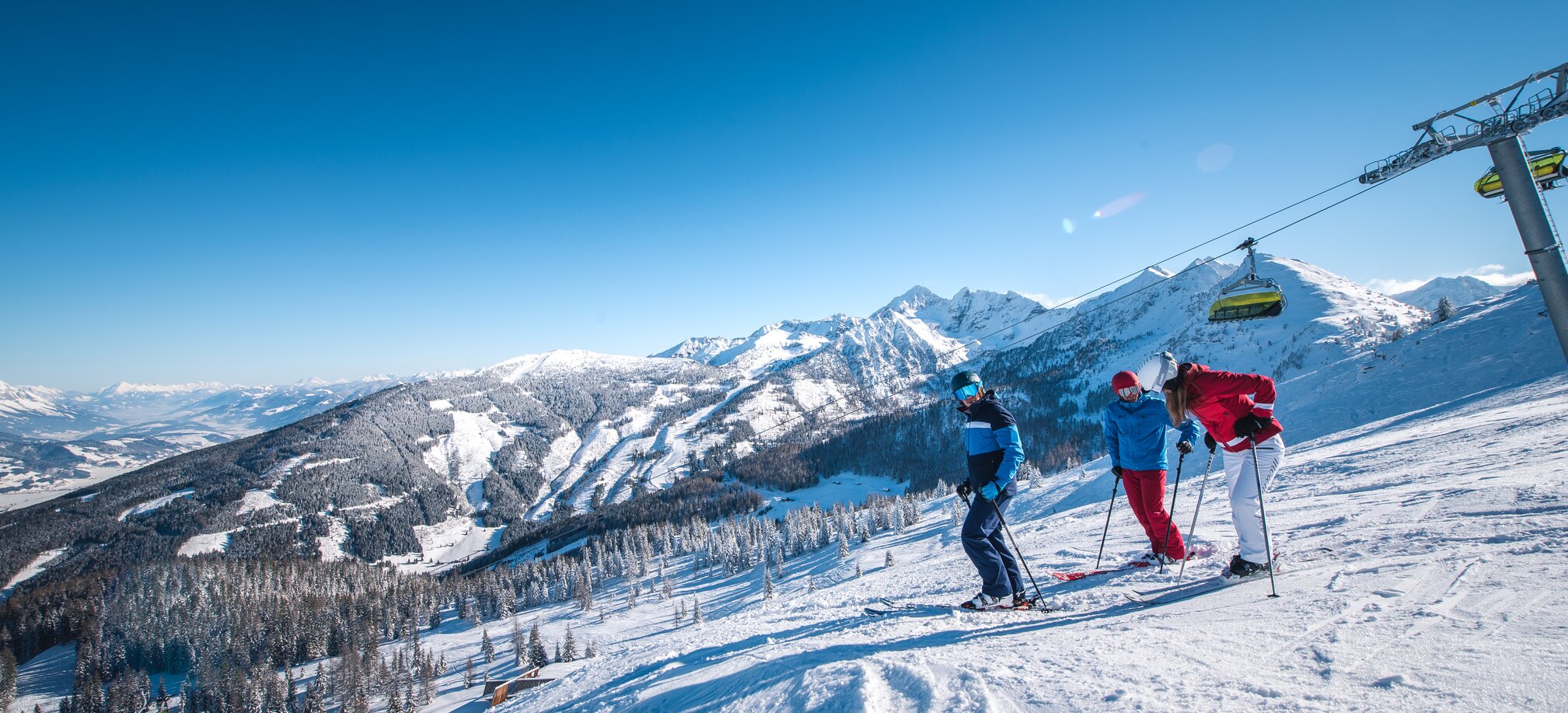 Bestes Skivergnügen in wunderschöner alpiner Landschaft in Ski amadé