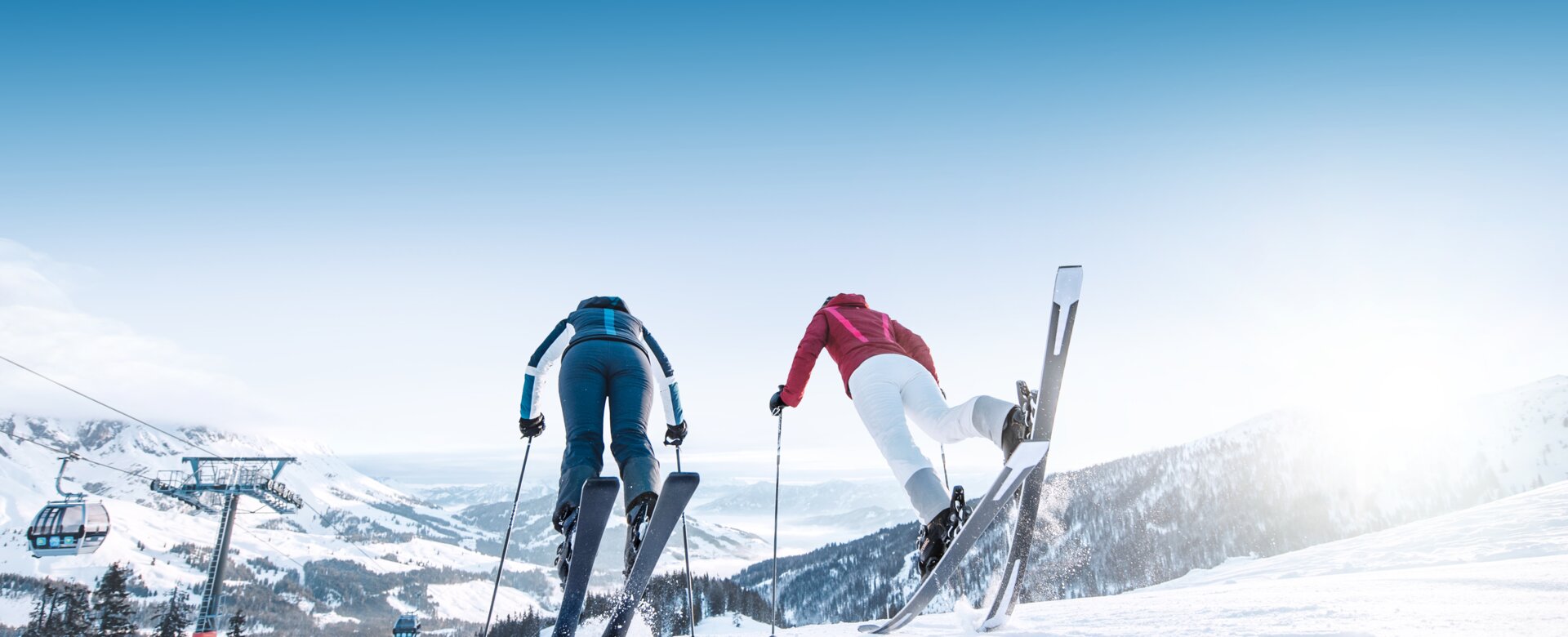 Spaß und gute Bedingungen auf den perfekt präparierten Skipisten in Ski amadé